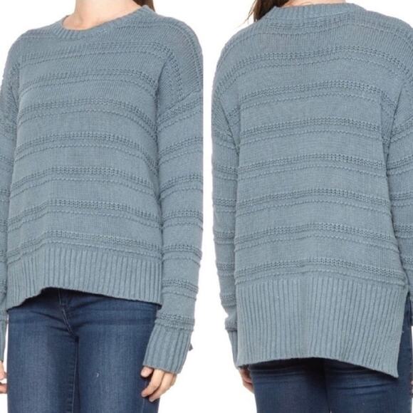 Cupcake‎ And Cashmere Chunky Cable Knit High Low Sweater Oversized Size Small - Picture 1 of 8